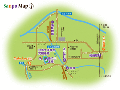 近鉄橿原線 結崎駅 周辺マップ